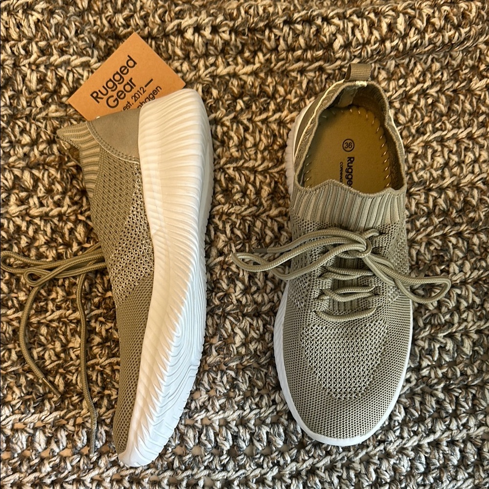 Rugged Gear Olive Green Sneakers